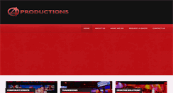 Desktop Screenshot of 4productions.com